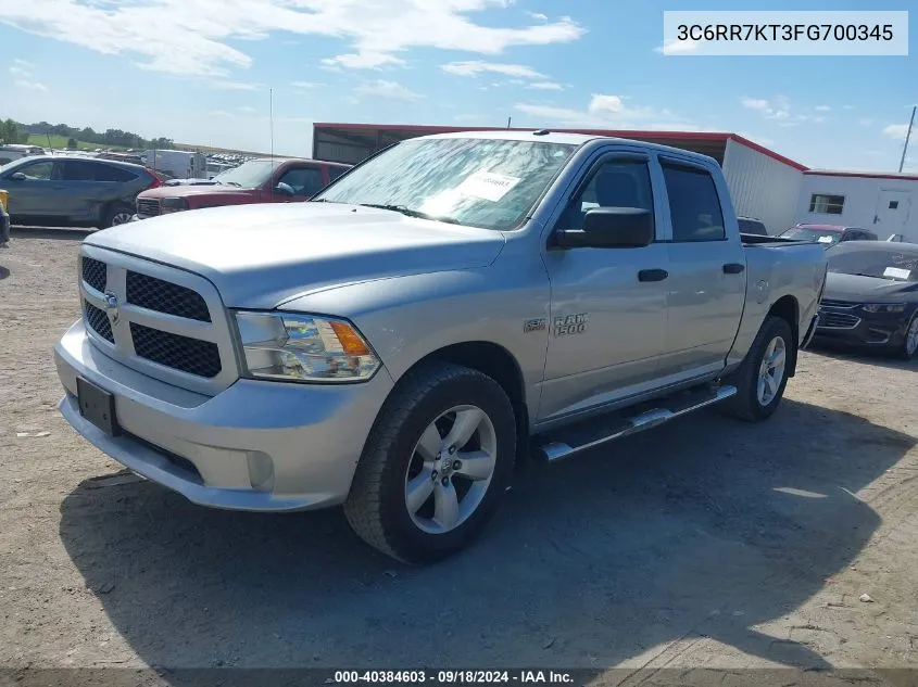 3C6RR7KT3FG700345 2015 Ram 1500 Express