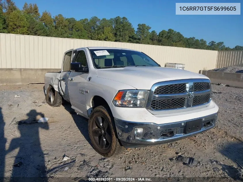 2015 Ram 1500 Big Horn VIN: 1C6RR7GT5FS699605 Lot: 40392081