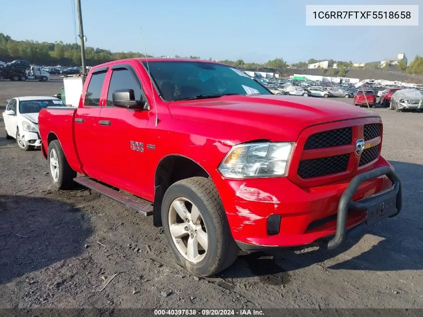 2015 Ram 1500 Express/Tradesman VIN: 1C6RR7FTXF5518658 Lot: 40397838