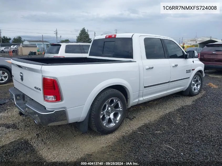 2015 Ram 1500 Laramie VIN: 1C6RR7NMXFS724008 Lot: 40413740