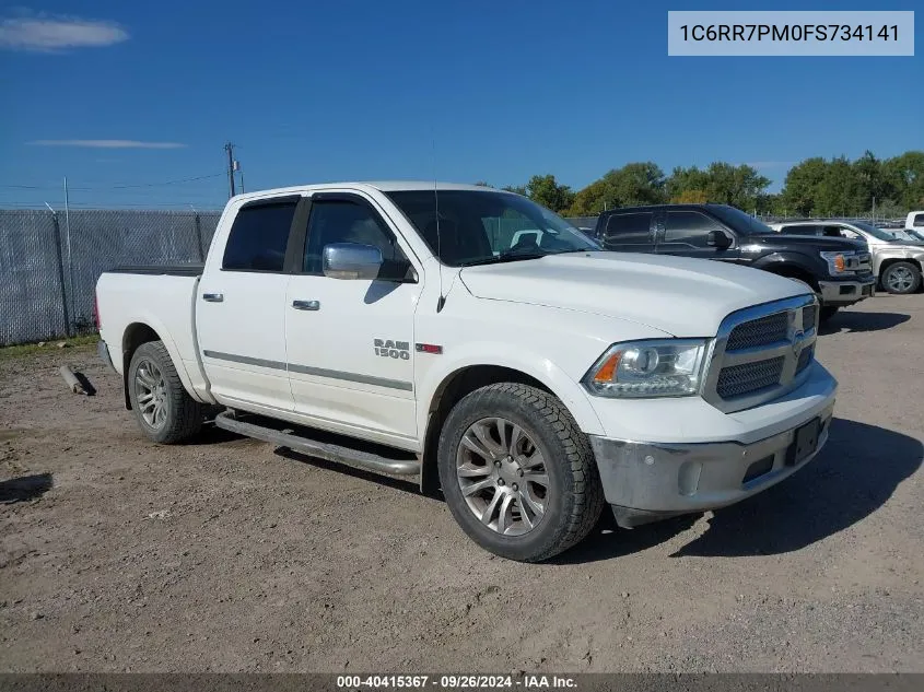 2015 Ram 1500 Laramie Limited VIN: 1C6RR7PM0FS734141 Lot: 40415367