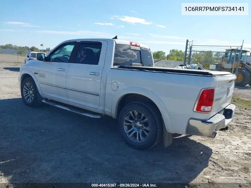 2015 Ram 1500 Laramie Limited VIN: 1C6RR7PM0FS734141 Lot: 40415367