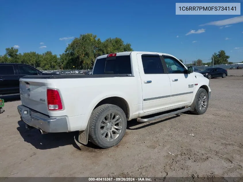 2015 Ram 1500 Laramie Limited VIN: 1C6RR7PM0FS734141 Lot: 40415367