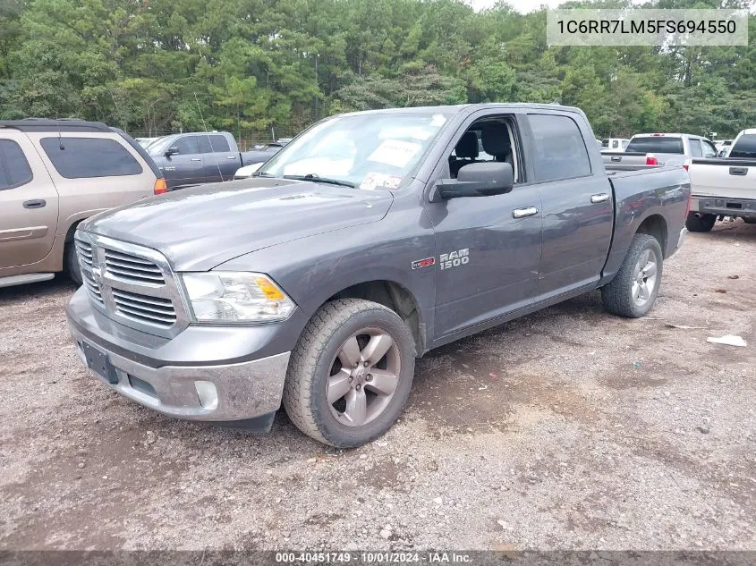 2015 Ram 1500 Slt VIN: 1C6RR7LM5FS694550 Lot: 40451749