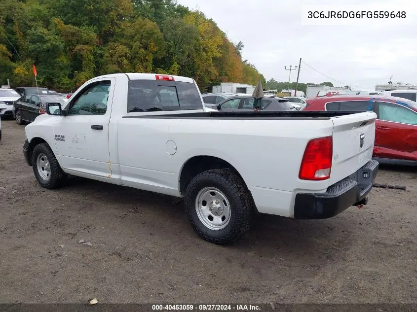 2015 Ram 1500 Tradesman VIN: 3C6JR6DG6FG559648 Lot: 40453059