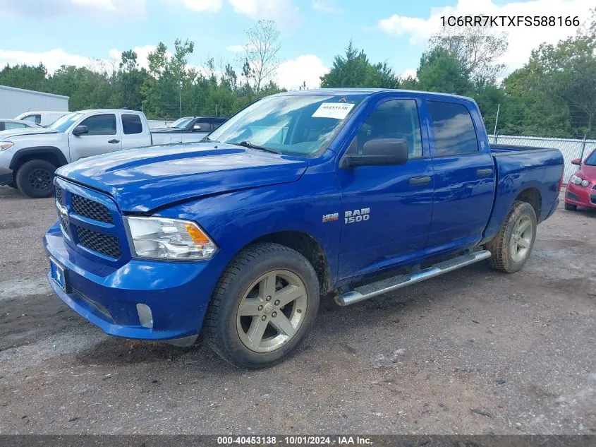 2015 Ram 1500 St VIN: 1C6RR7KTXFS588166 Lot: 40453138