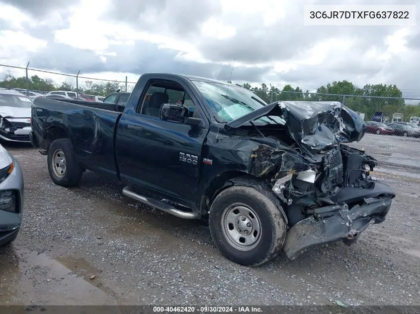 3C6JR7DTXFG637822 2015 Ram 1500 Tradesman