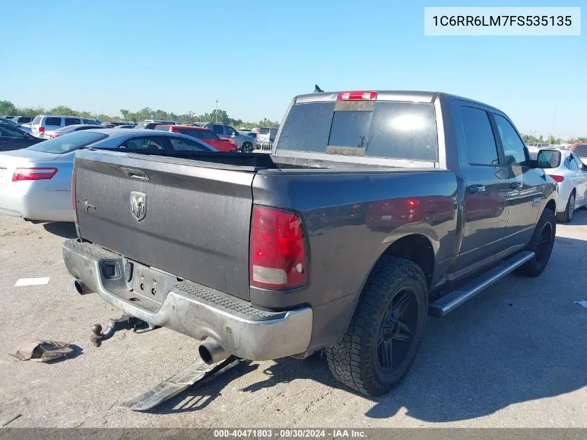 1C6RR6LM7FS535135 2015 Ram 1500 Lone Star