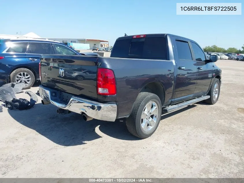 2015 Ram 1500 Lone Star VIN: 1C6RR6LT8FS722505 Lot: 40473381