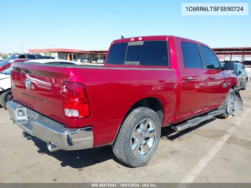 2015 Ram 1500 Big Horn VIN: 1C6RR6LT5FS590724 Lot: 40475241