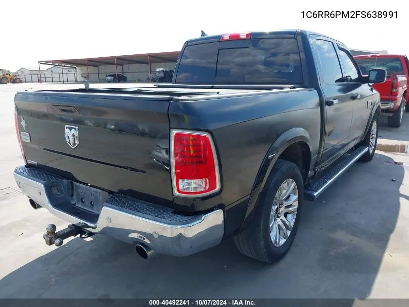 2015 Ram 1500 Laramie Longhorn VIN: 1C6RR6PM2FS638991 Lot: 40492241