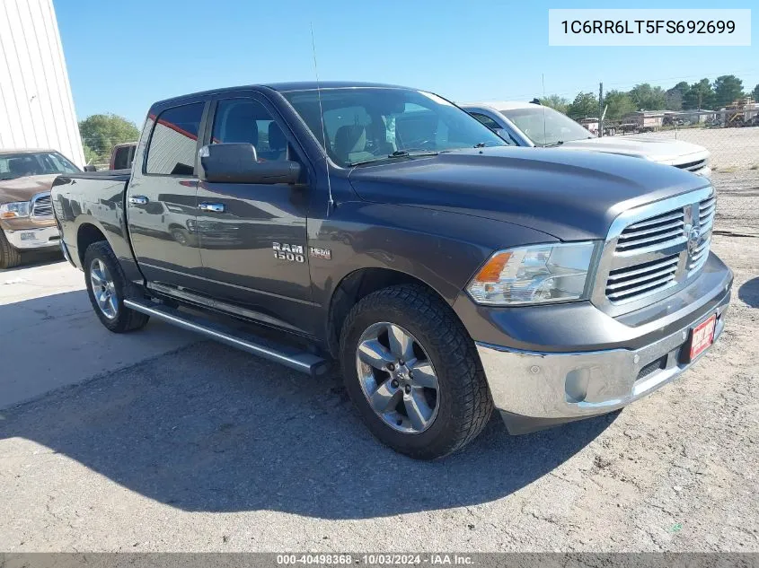 2015 Ram 1500 Lone Star VIN: 1C6RR6LT5FS692699 Lot: 40498368