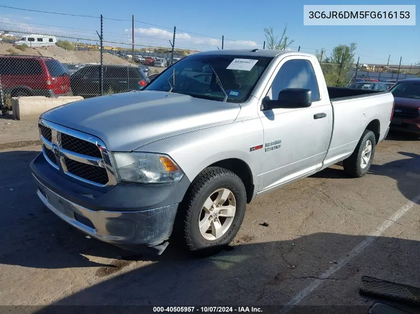 2015 Ram 1500 Tradesman VIN: 3C6JR6DM5FG616153 Lot: 40505957