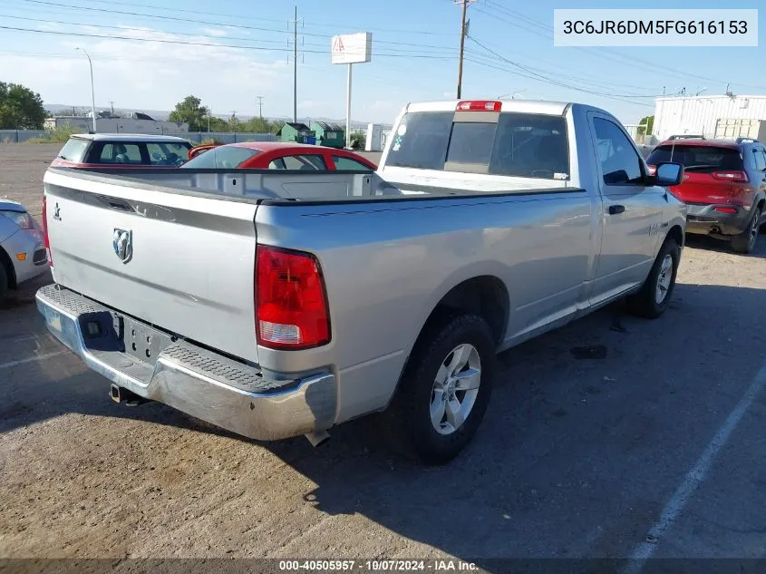 2015 Ram 1500 Tradesman VIN: 3C6JR6DM5FG616153 Lot: 40505957