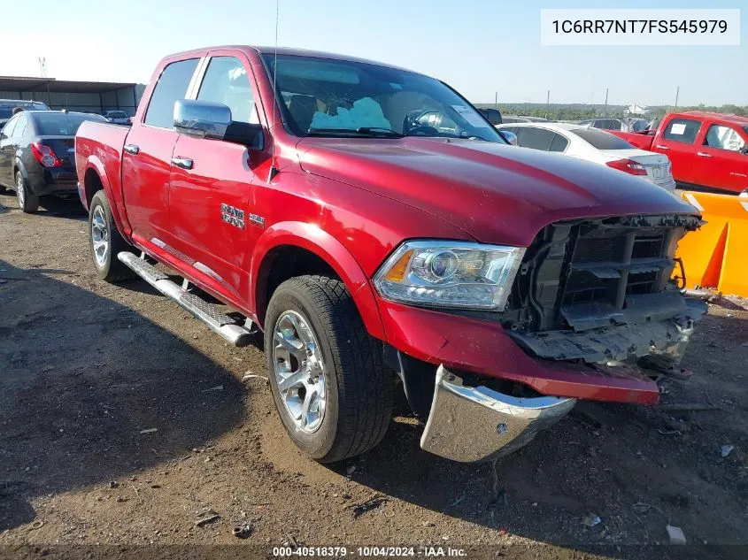 2015 Ram 1500 Laramie VIN: 1C6RR7NT7FS545979 Lot: 40518379