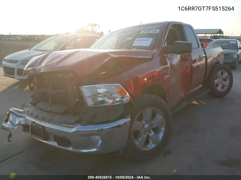 1C6RR7GT7FS515264 2015 Ram 1500 Slt