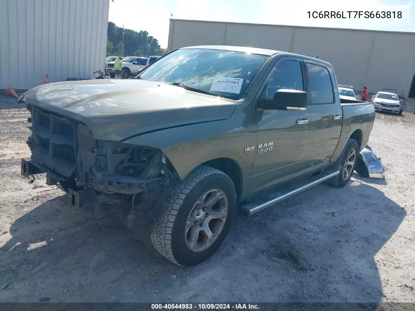 1C6RR6LT7FS663818 2015 Ram 1500 Slt