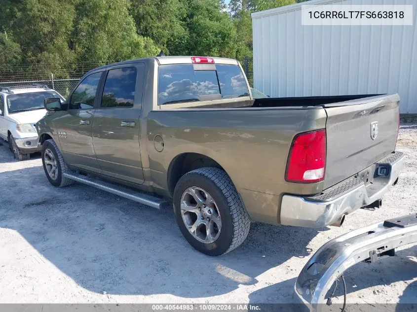 1C6RR6LT7FS663818 2015 Ram 1500 Slt