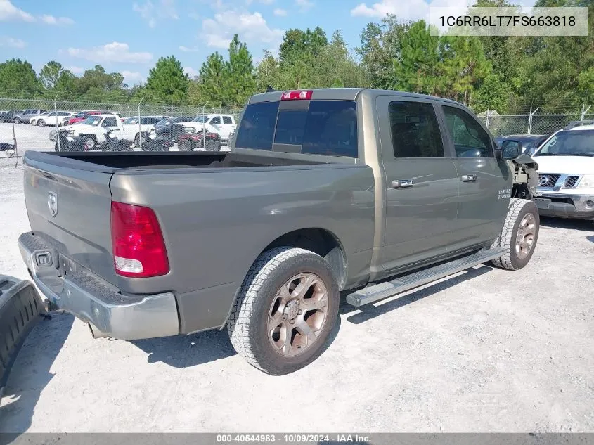 1C6RR6LT7FS663818 2015 Ram 1500 Slt