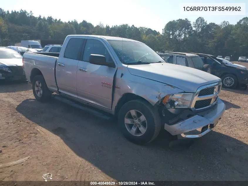 2015 Ram 1500 Slt VIN: 1C6RR7GT3FS549962 Lot: 40549529