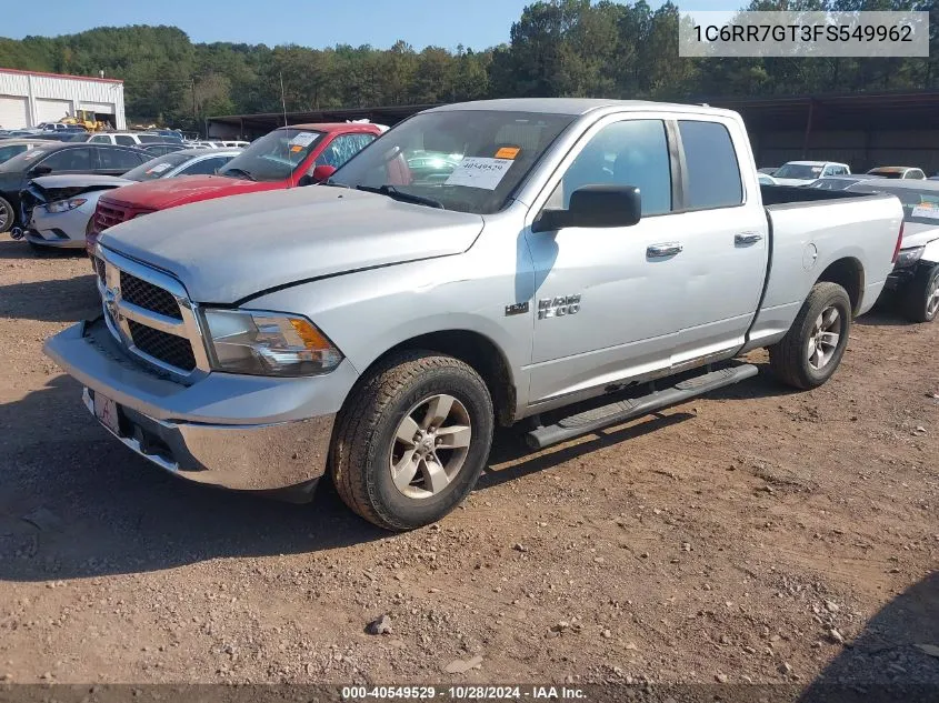 1C6RR7GT3FS549962 2015 Ram 1500 Slt