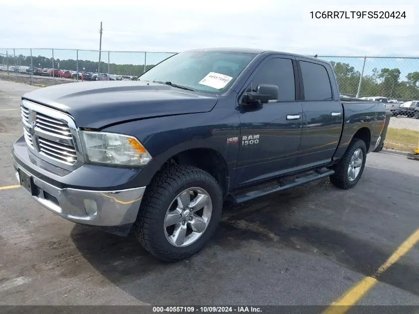 2015 Ram 1500 Big Horn VIN: 1C6RR7LT9FS520424 Lot: 40557109