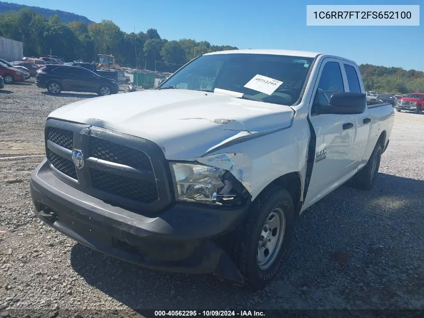 2015 Ram 1500 Tradesman VIN: 1C6RR7FT2FS652100 Lot: 40562295