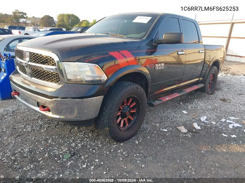 1C6RR7LM6FS625253 2015 Ram 1500 Slt