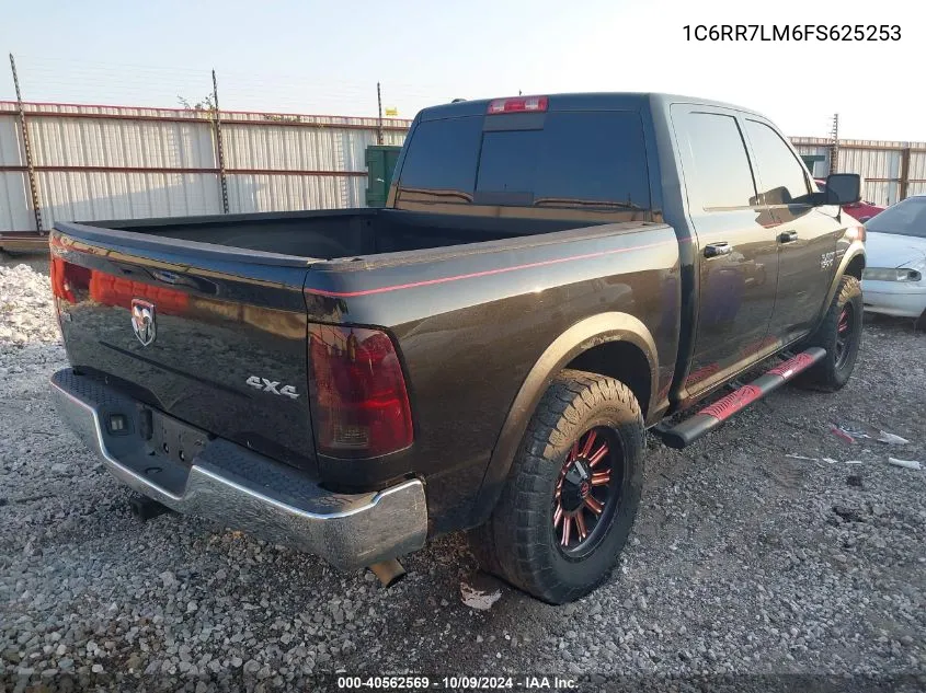 1C6RR7LM6FS625253 2015 Ram 1500 Slt