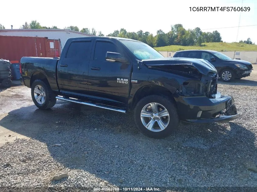 2015 Ram 1500 Sport VIN: 1C6RR7MT4FS760639 Lot: 40562788