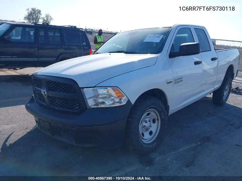 2015 Ram 1500 Tradesman VIN: 1C6RR7FT6FS730118 Lot: 40567390