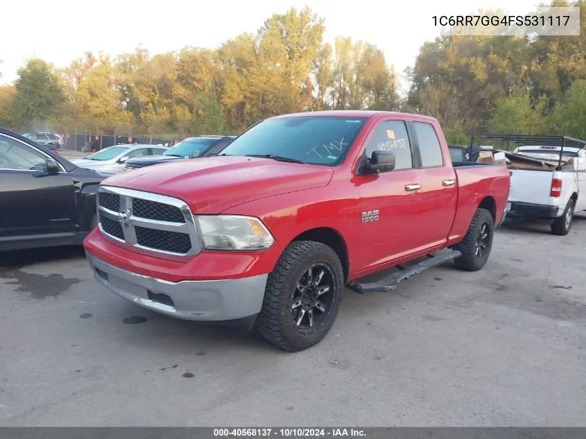 2015 Ram 1500 Slt VIN: 1C6RR7GG4FS531117 Lot: 40568137