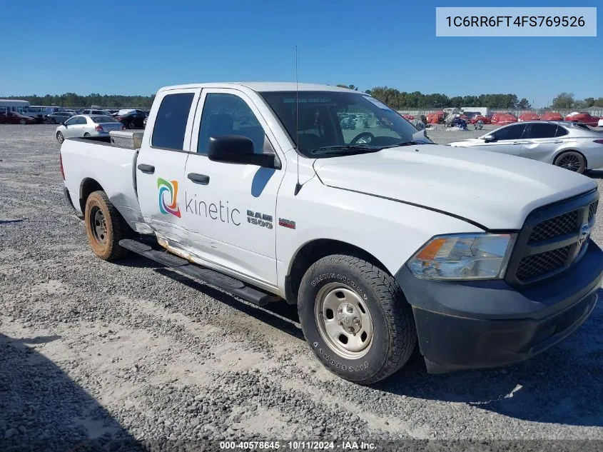 2015 Ram 1500 Tradesman VIN: 1C6RR6FT4FS769526 Lot: 40578645