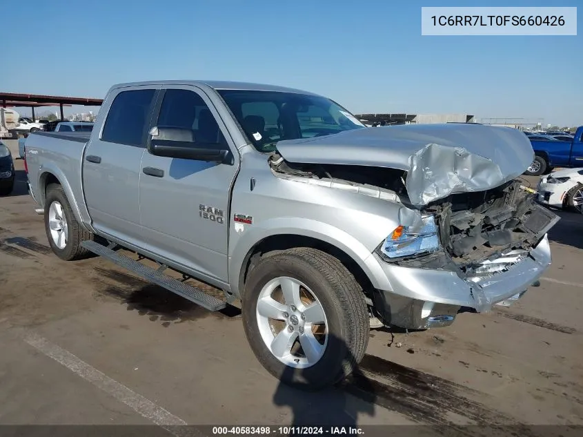 2015 Ram 1500 Outdoorsman VIN: 1C6RR7LT0FS660426 Lot: 40583498