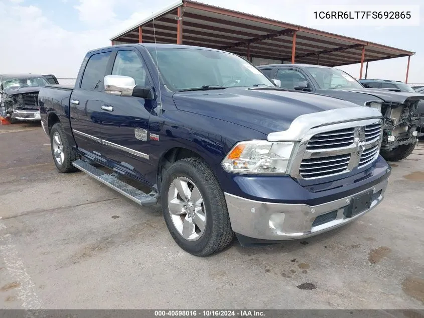 2015 Ram 1500 Lone Star VIN: 1C6RR6LT7FS692865 Lot: 40598016