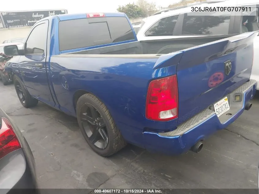 2015 Ram 1500 Express VIN: 3C6JR6AT0FG707911 Lot: 40607172