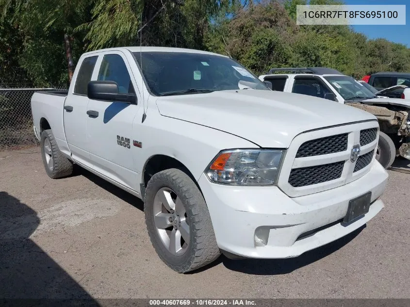 2015 Ram 1500 Express VIN: 1C6RR7FT8FS695100 Lot: 40607669