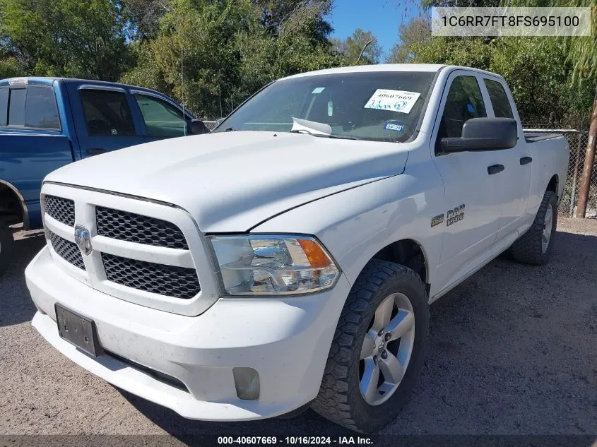 2015 Ram 1500 Express VIN: 1C6RR7FT8FS695100 Lot: 40607669