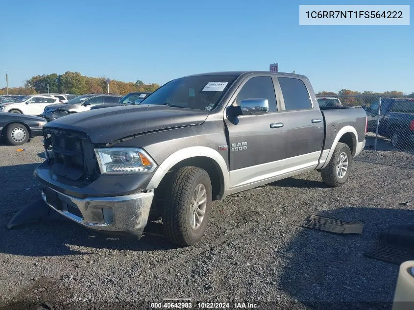 2015 Ram 1500 Laramie VIN: 1C6RR7NT1FS564222 Lot: 40642983