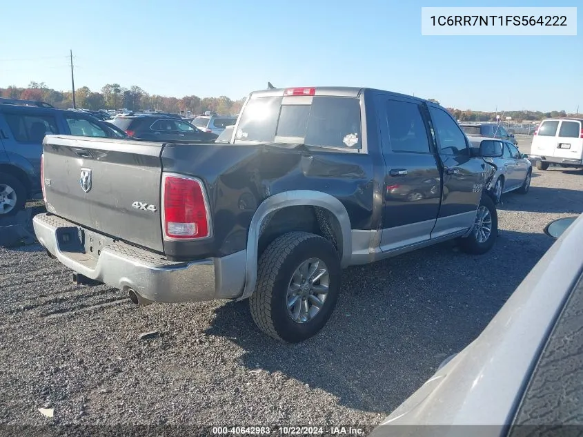 2015 Ram 1500 Laramie VIN: 1C6RR7NT1FS564222 Lot: 40642983