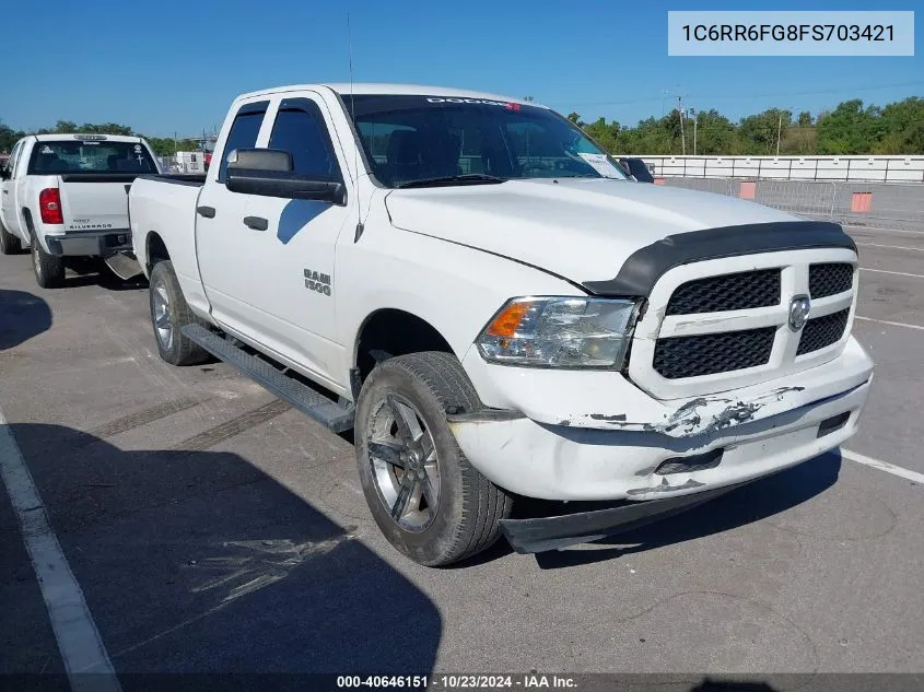 2015 Ram 1500 Tradesman VIN: 1C6RR6FG8FS703421 Lot: 40646151