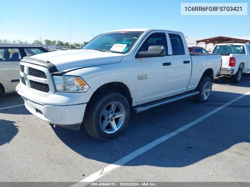 2015 Ram 1500 Tradesman VIN: 1C6RR6FG8FS703421 Lot: 40646151