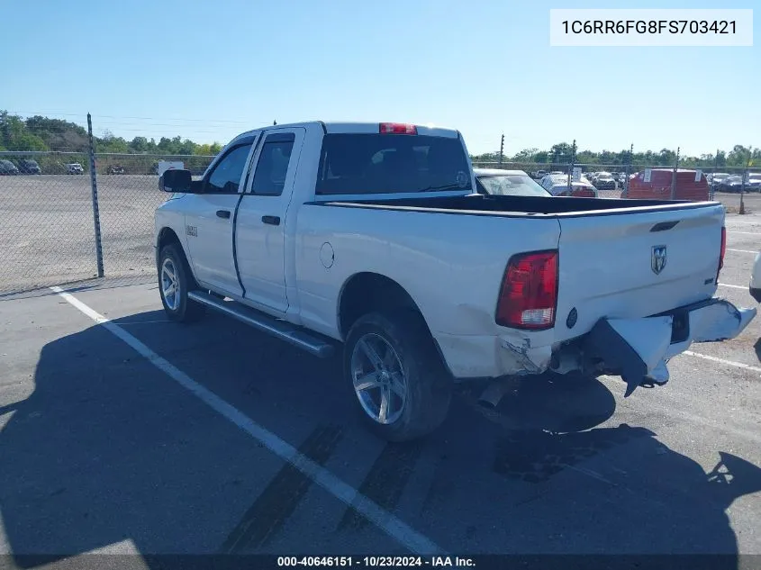 2015 Ram 1500 Tradesman VIN: 1C6RR6FG8FS703421 Lot: 40646151