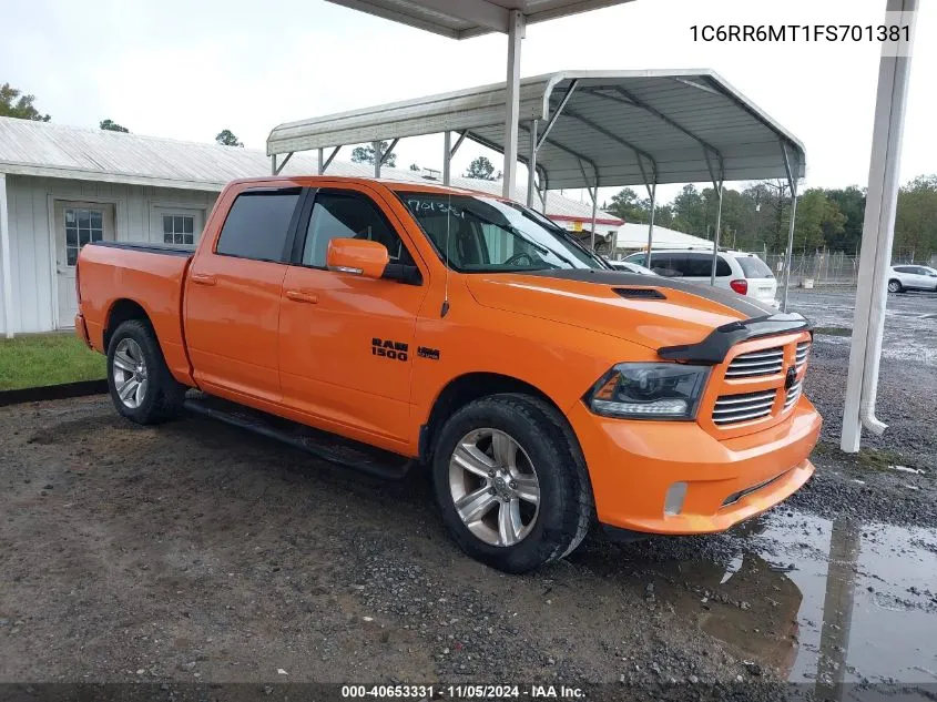 1C6RR6MT1FS701381 2015 Ram 1500 Sport