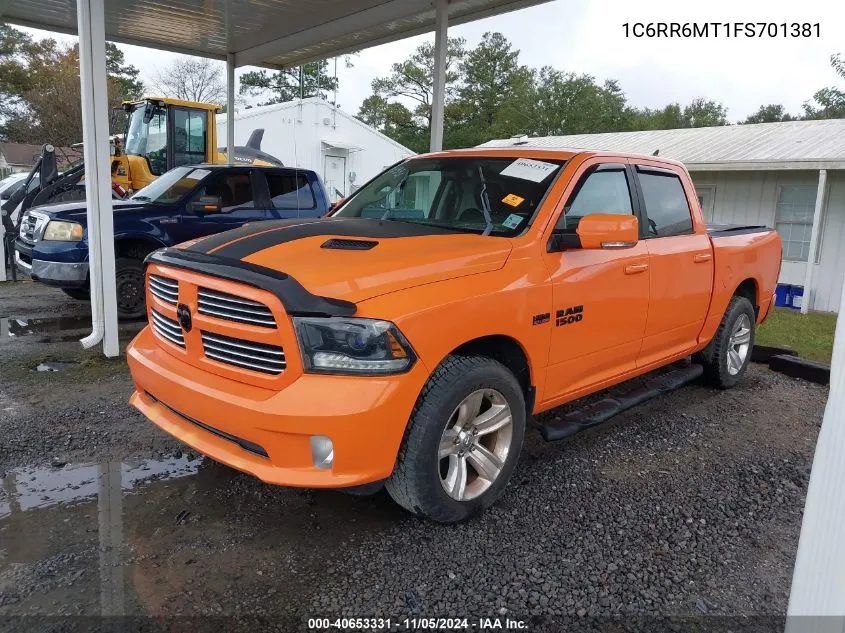 1C6RR6MT1FS701381 2015 Ram 1500 Sport