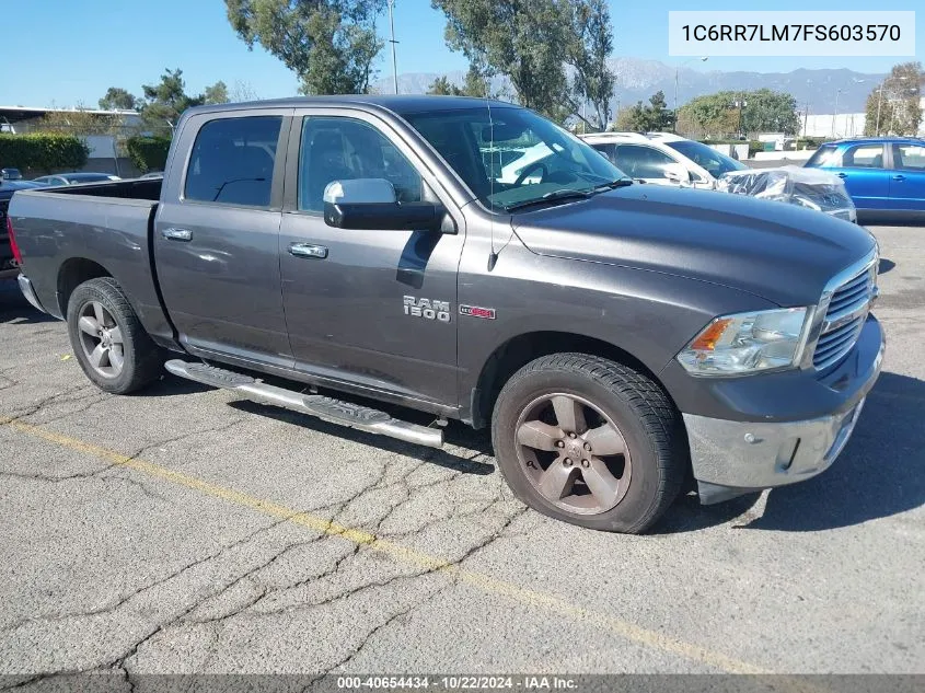 2015 Ram 1500 Big Horn VIN: 1C6RR7LM7FS603570 Lot: 40654434