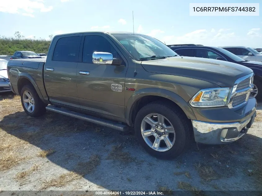 2015 Ram 1500 Laramie Longhorn VIN: 1C6RR7PM6FS744382 Lot: 40664361