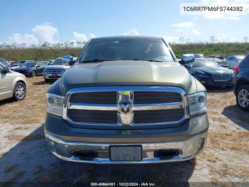 2015 Ram 1500 Laramie Longhorn VIN: 1C6RR7PM6FS744382 Lot: 40664361