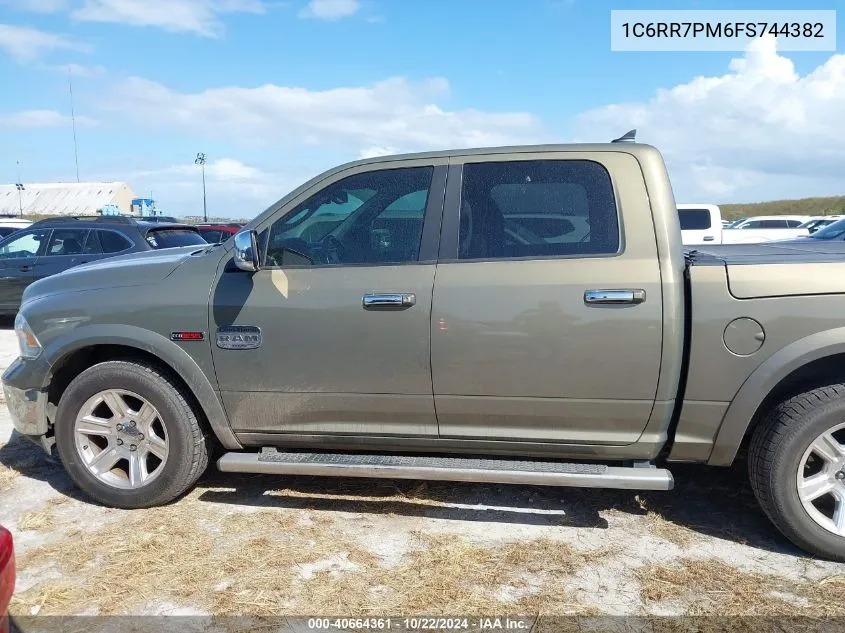 2015 Ram 1500 Laramie Longhorn VIN: 1C6RR7PM6FS744382 Lot: 40664361