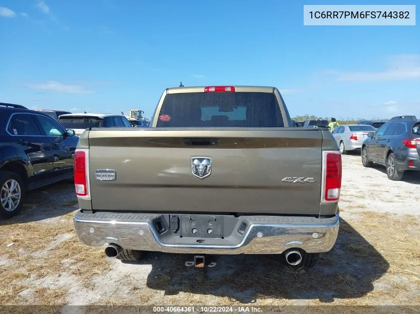 2015 Ram 1500 Laramie Longhorn VIN: 1C6RR7PM6FS744382 Lot: 40664361